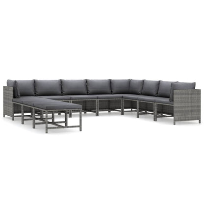 Garden Lounge Set Grey