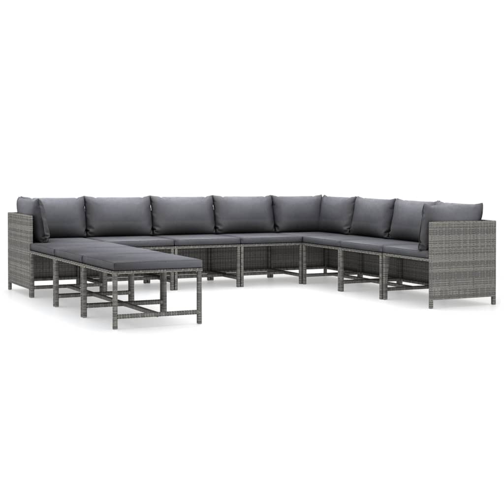 Garden Lounge Set Grey
