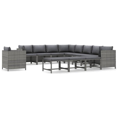 Garden Lounge Set Gray, Anthracite