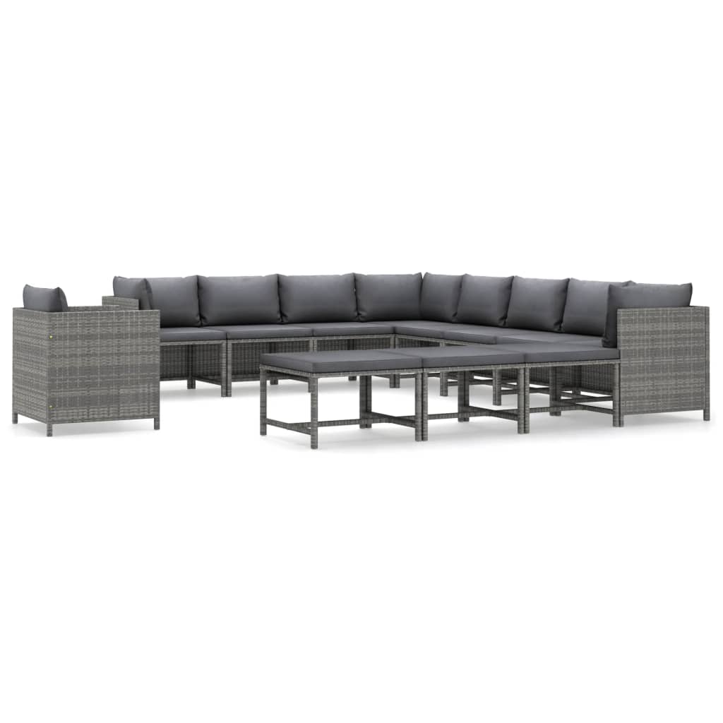 Garden Lounge Set Gray, Anthracite