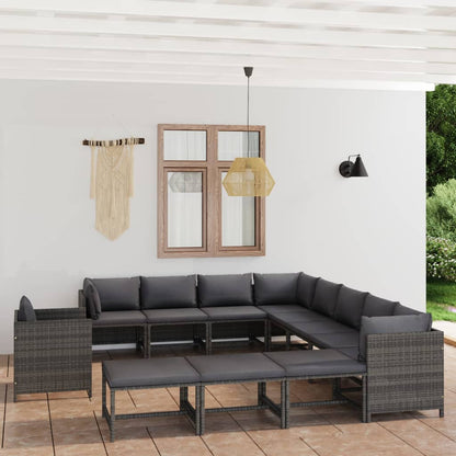 Garden Lounge Set Gray, Anthracite