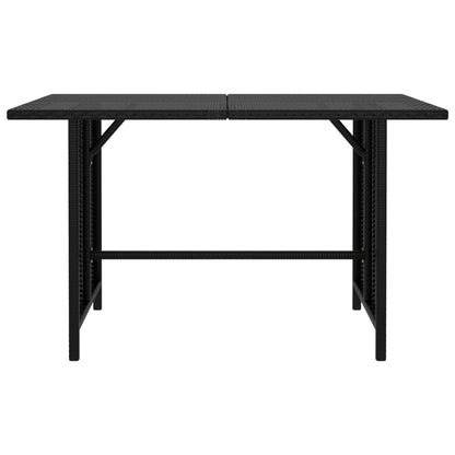 Garden Lounge Set Black, Cream white