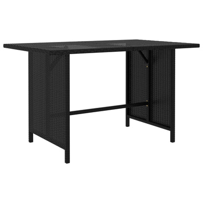 Garden Lounge Set Black, Cream White