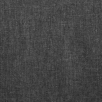Dining Chair Set of 4 Dark Grey Fabric (100% polyester), Metal