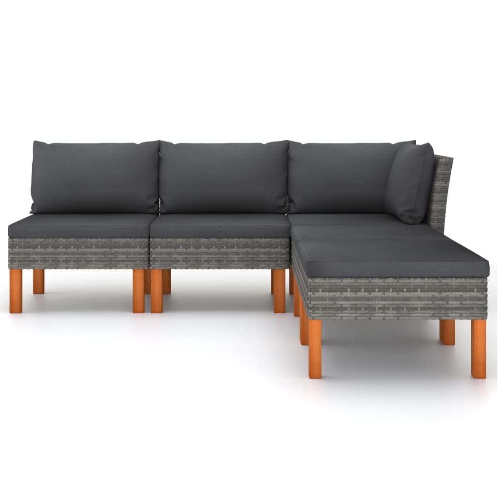 Garden Lounge Set Grey