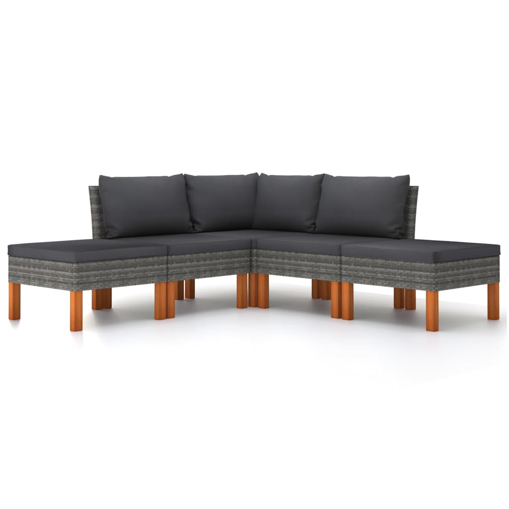 Garden Lounge Set Grey