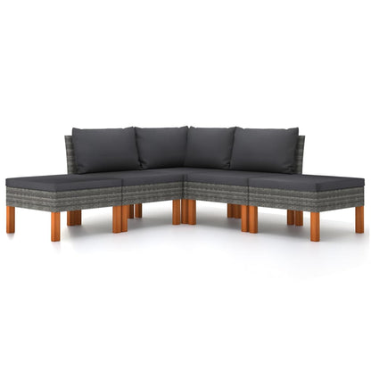 Garden Lounge Set Grey