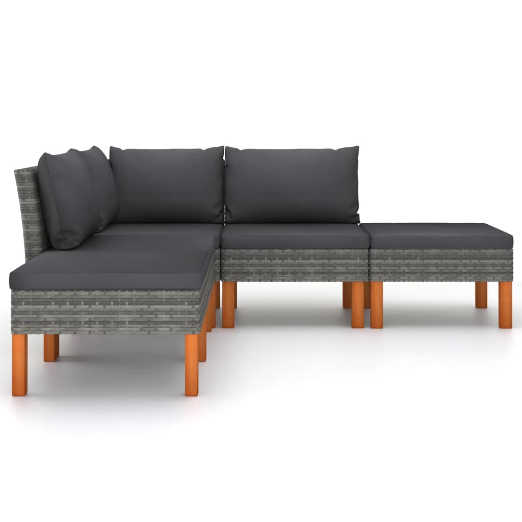 Garden Lounge Set Grey