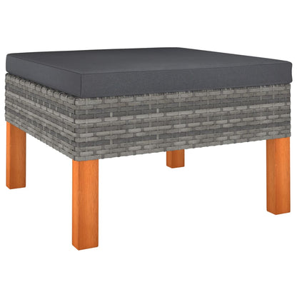 Garden Lounge Set Grey and Anthracite