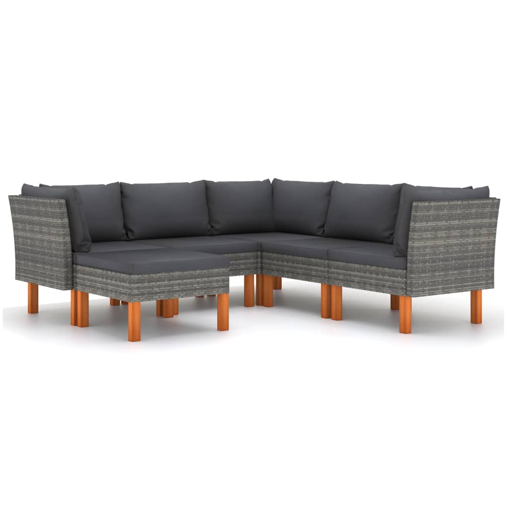 Garden Lounge Set Grey