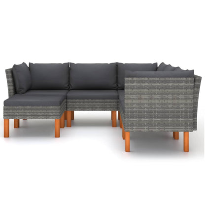 Garden Lounge Set Grey