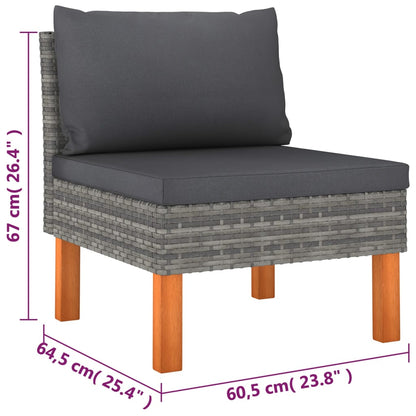 Garden Lounge Set Grey