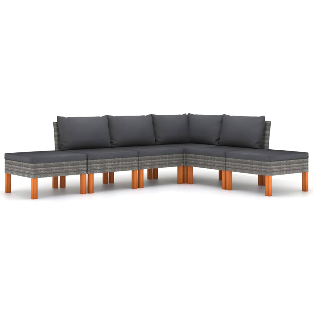 Garden Lounge Set Grey