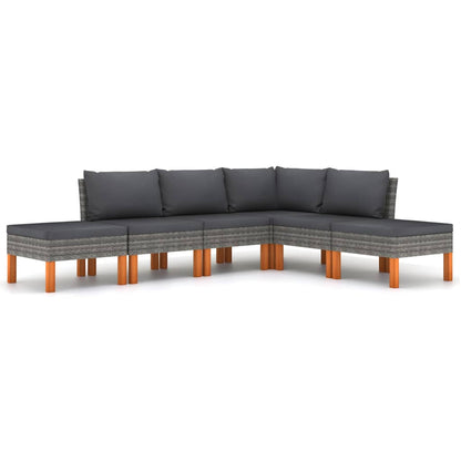 Garden Lounge Set Grey