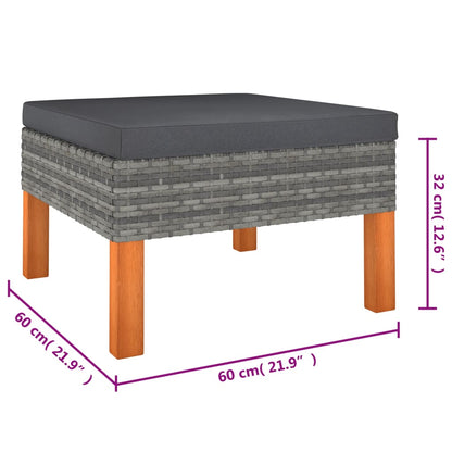 Garden Lounge Set Grey