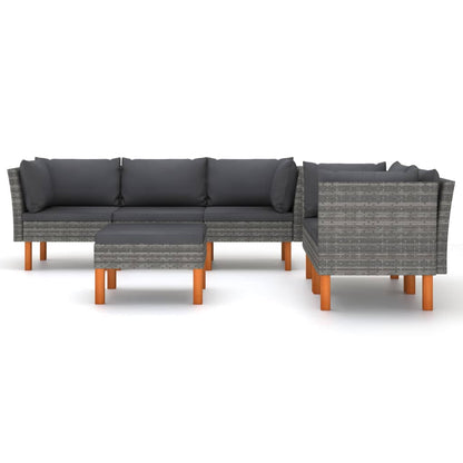 Garden Lounge Set Gray, Anthracite