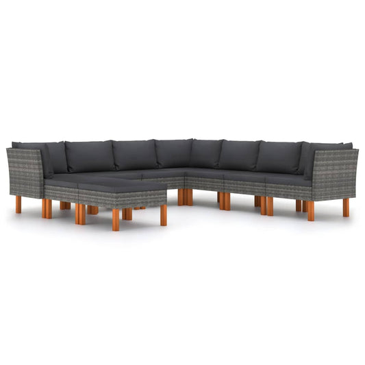 Garden Lounge Set Grey