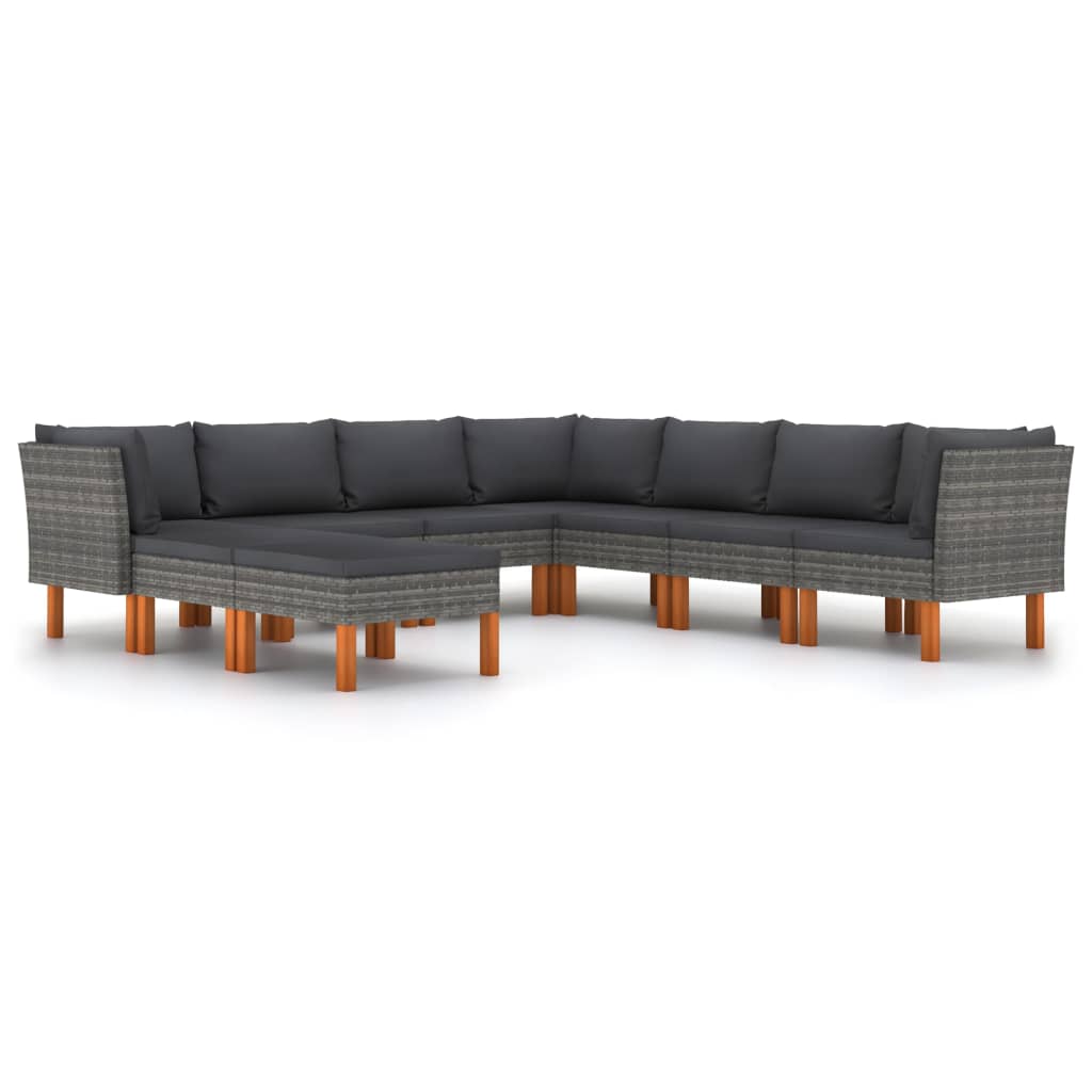 Garden Lounge Set Grey