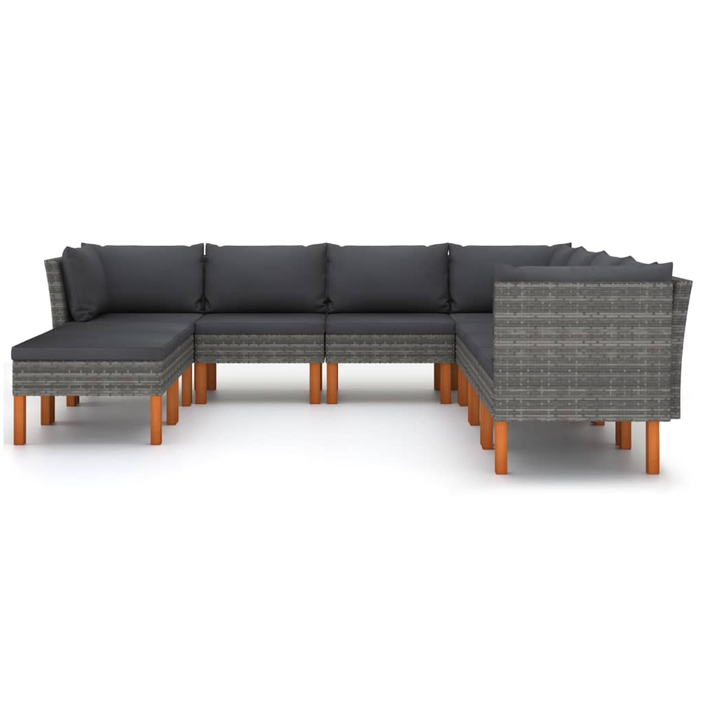 Garden Lounge Set Grey