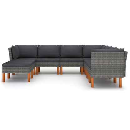 Garden Lounge Set Grey