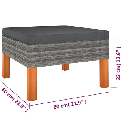 Garden Lounge Set Grey