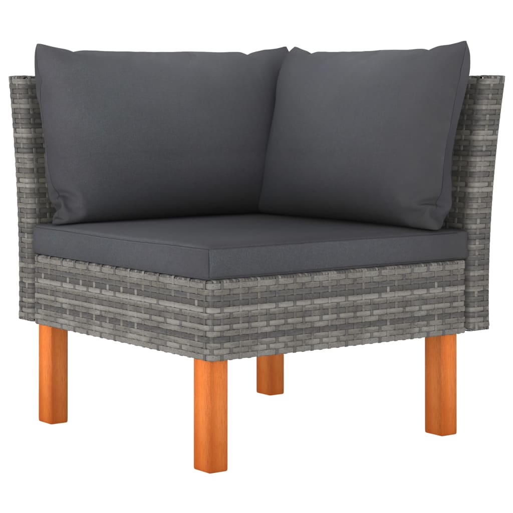 Garden Lounge Set Gray, Anthracite