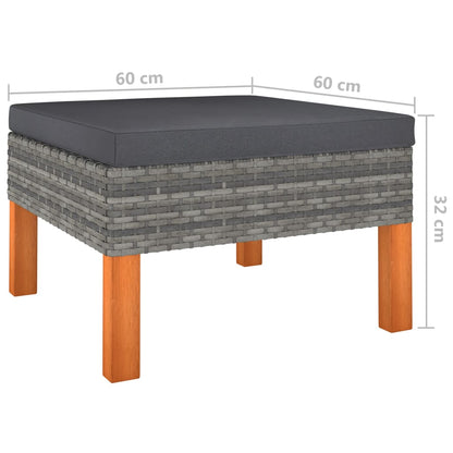 Garden Lounge Set Gray, Anthracite