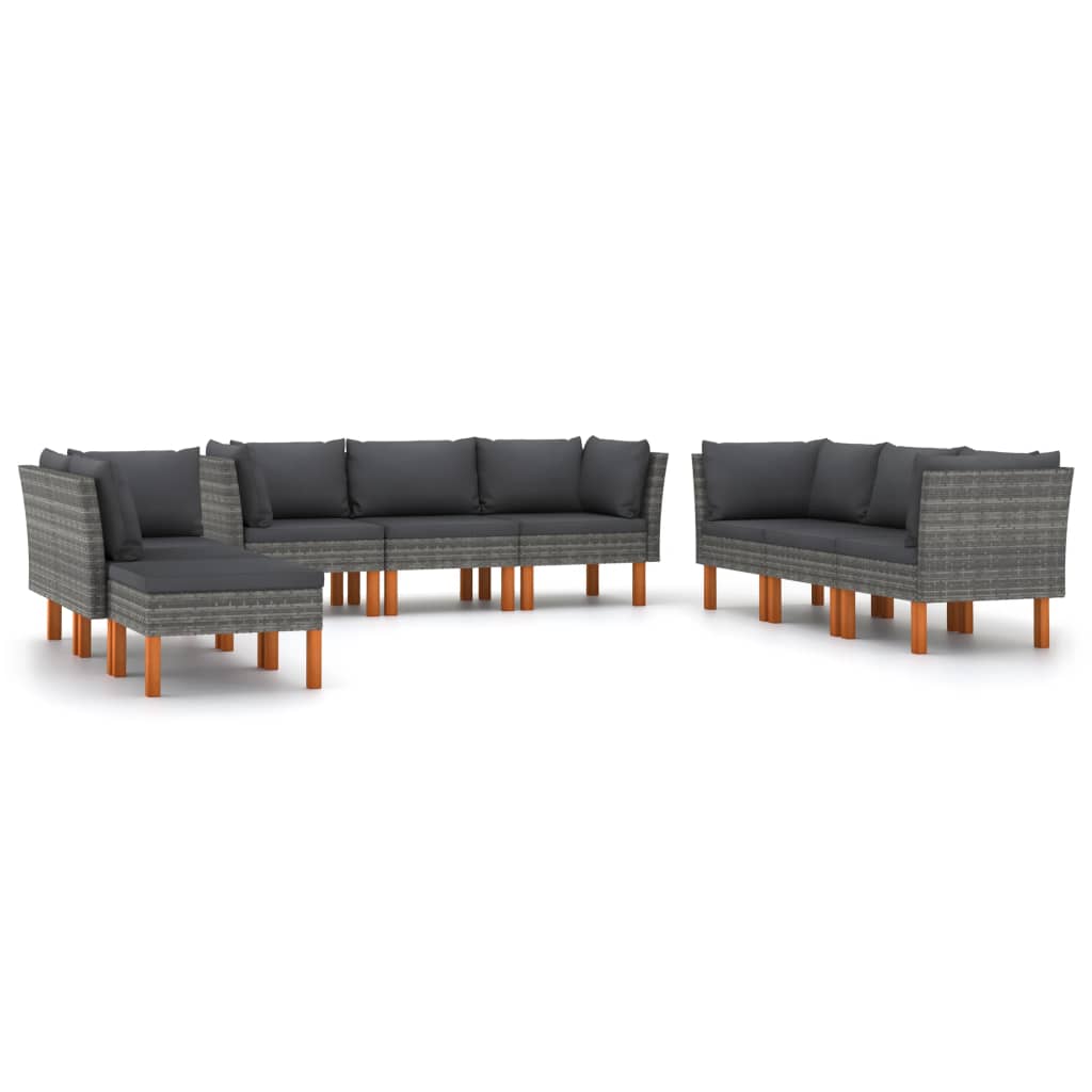 Garden Lounge Set Grey