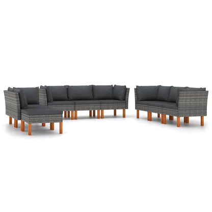 Garden Lounge Set Grey