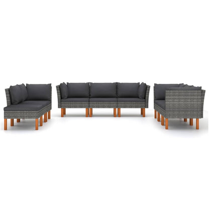 Garden Lounge Set Grey