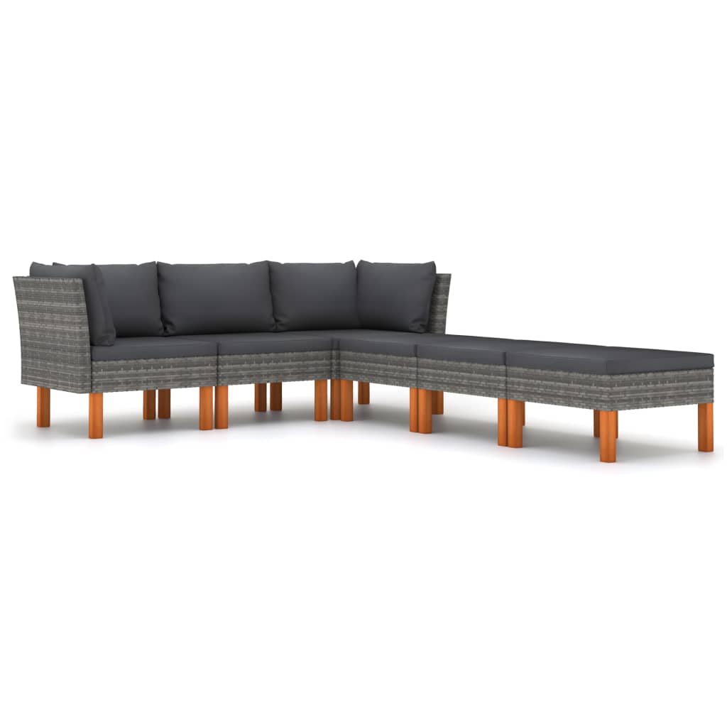 Garden Lounge Set Grey