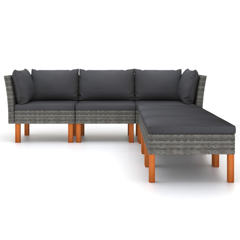 Garden Lounge Set Grey
