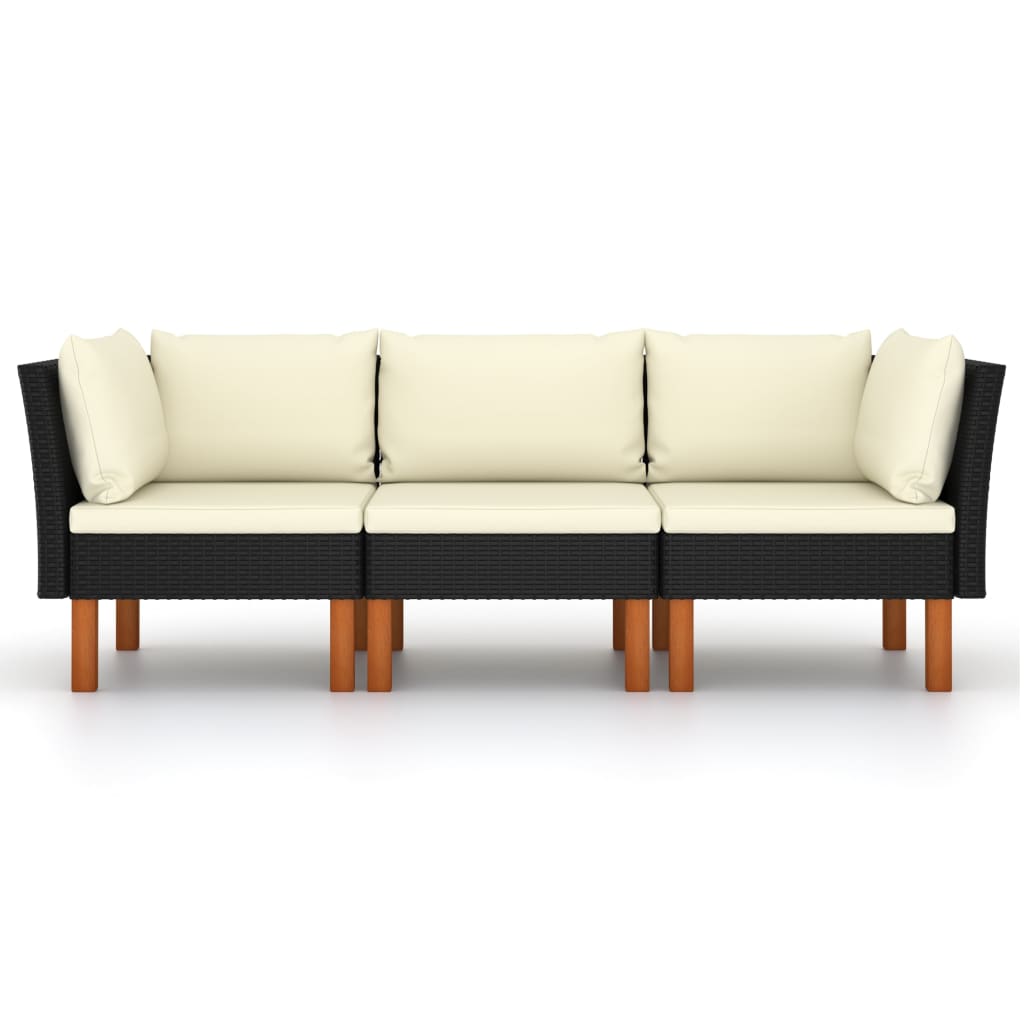 Garden Sofa Black