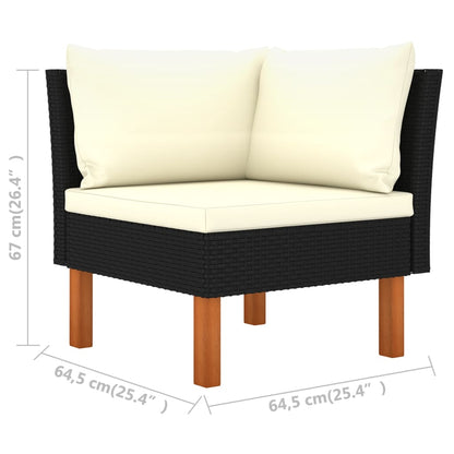 Garden Sofa Black