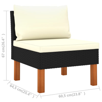 Garden Sofa Black