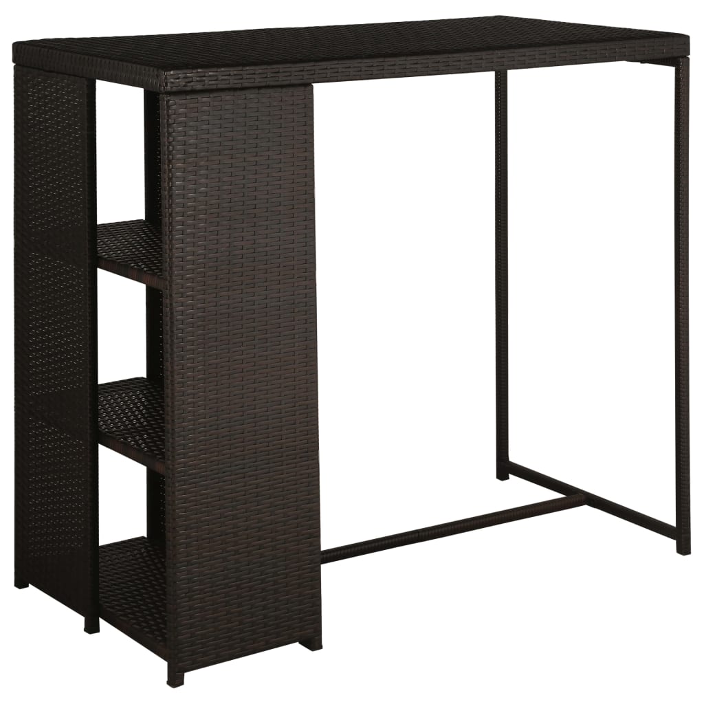 Garden Bar Set Brown, Cream