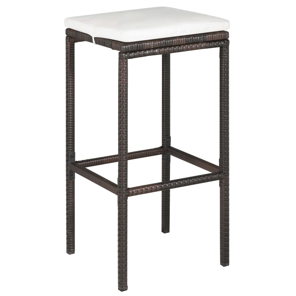 Garden Bar Set Brown, Cream