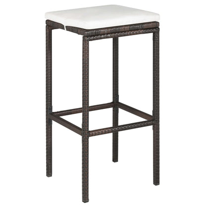 Garden Bar Set Brown, Cream