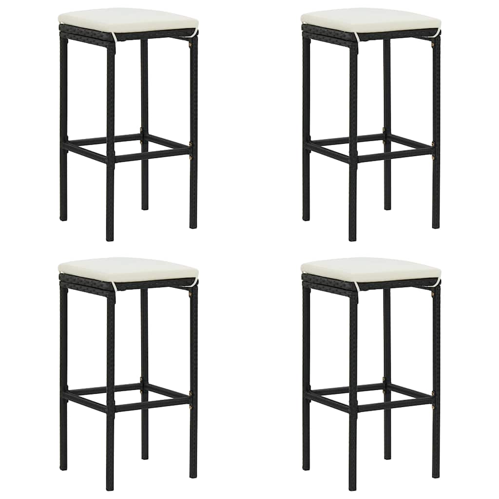 Garden Bar Set Black, Cream