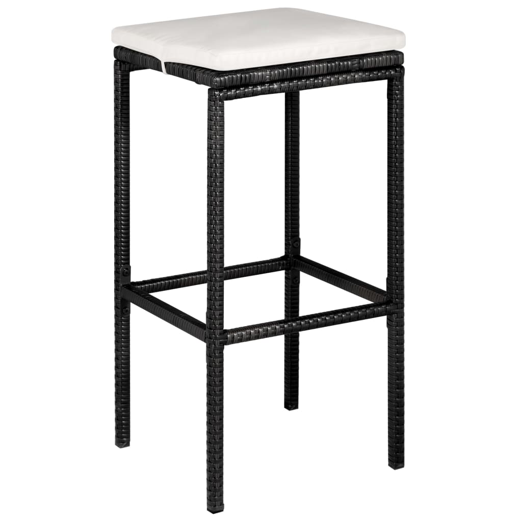 Garden Bar Set Black, Cream