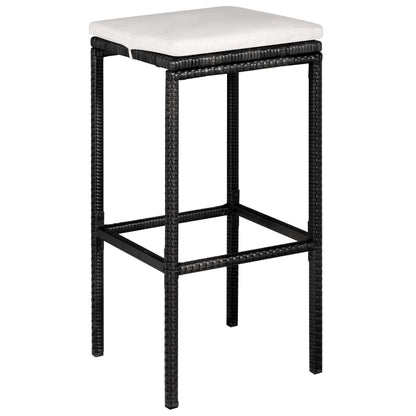 Garden Bar Set Black, Cream