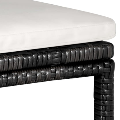 Garden Bar Set Black, Cream