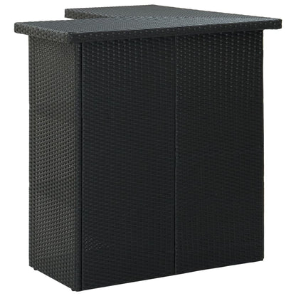 Garden Bar Set Black, Cream