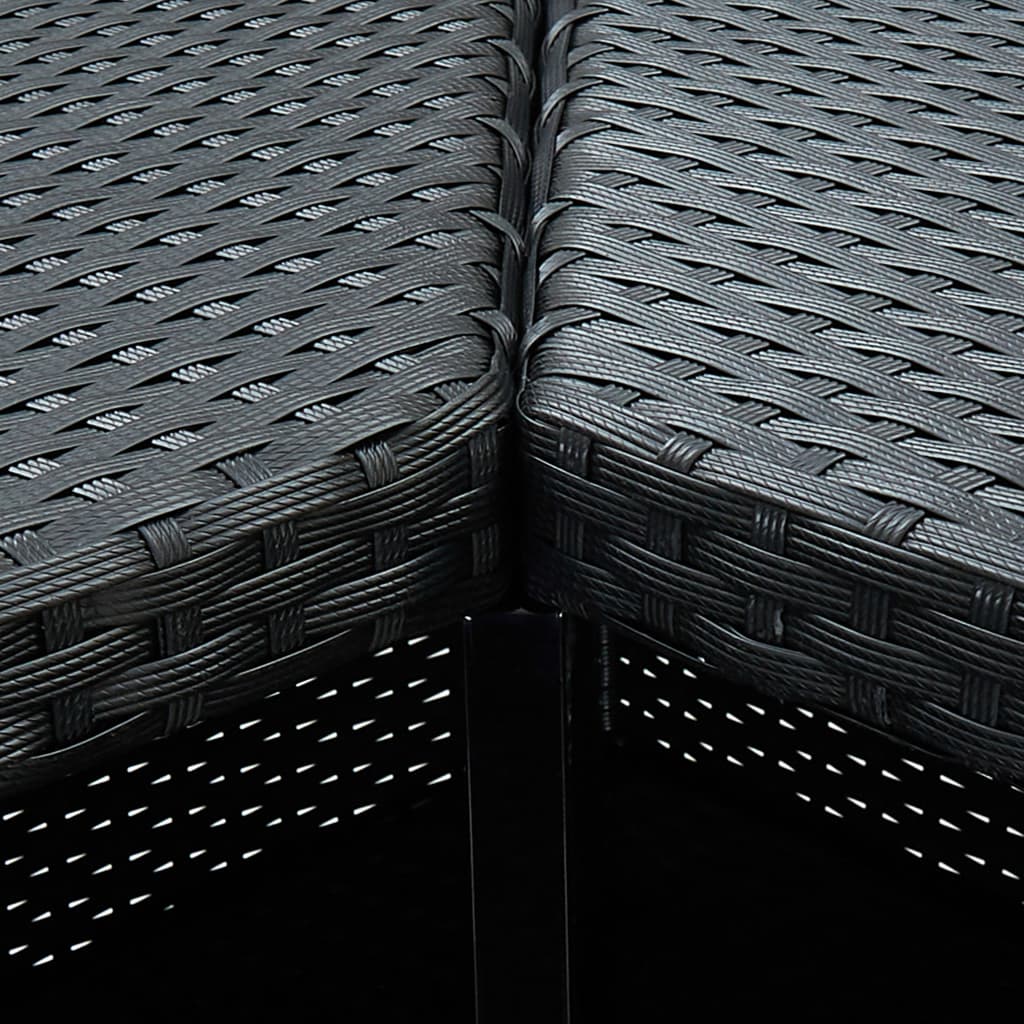 Garden Bar Set Black, Cream
