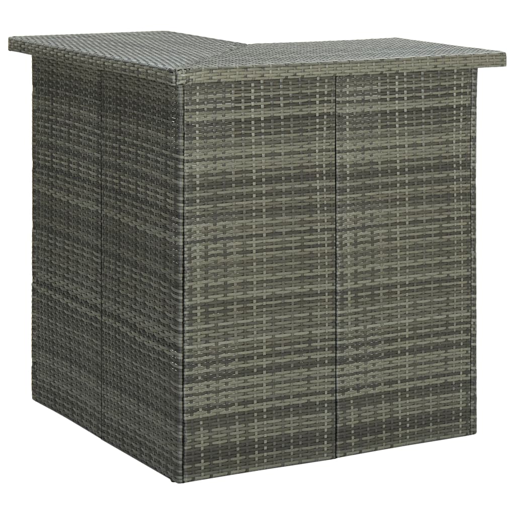 Garden Bar Set Gray