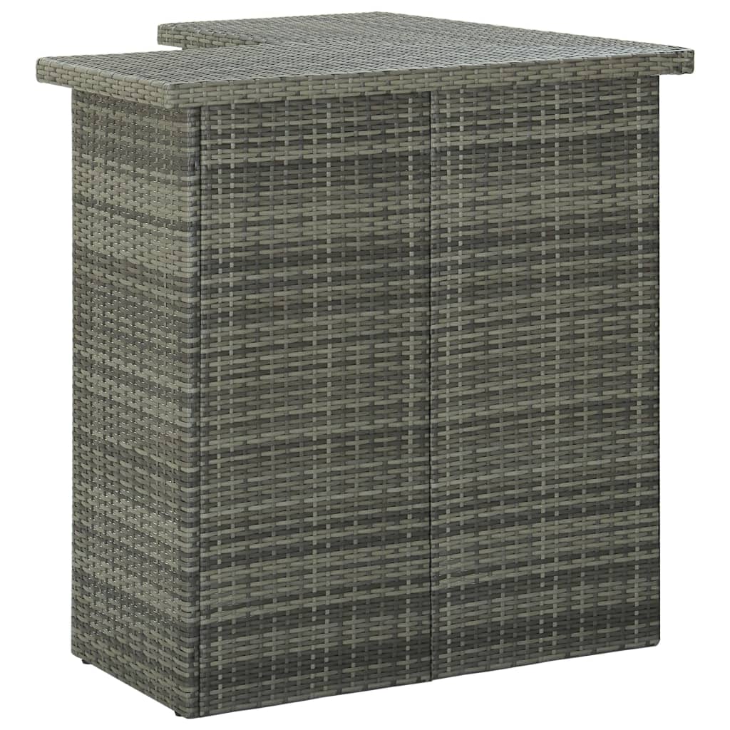 Garden Bar Set Gray