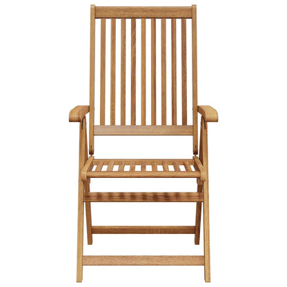 Garden Chair Set of 6 Brown Solid Acacia Wood Standard Foldable