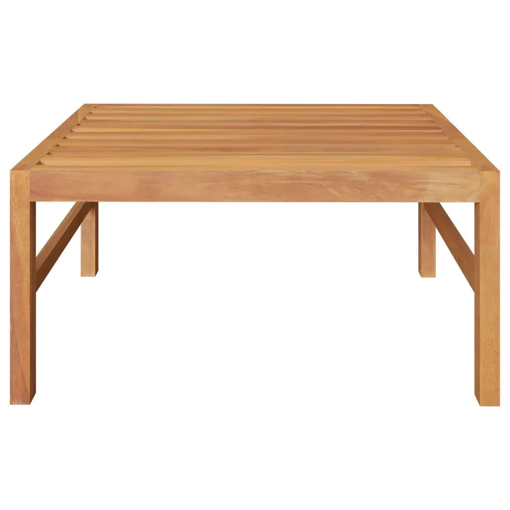 Garden Lounge Set Dark grey, natural wood Teak wood, polyester