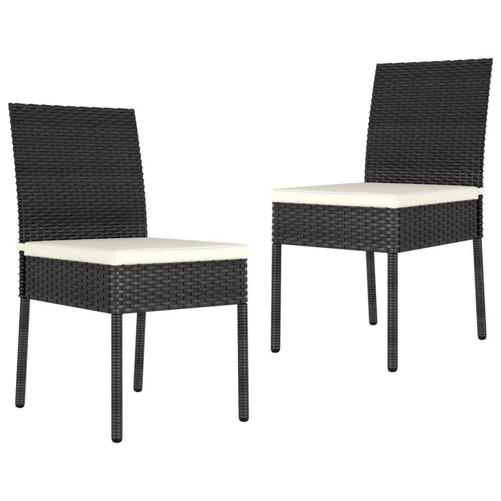 Dining Set Black, Cream