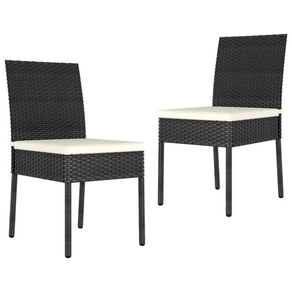 Dining Set Black, Cream